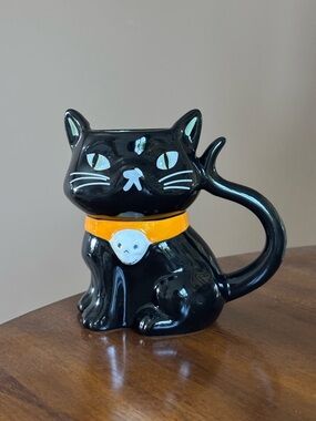 Black Cat Ceramic Mug